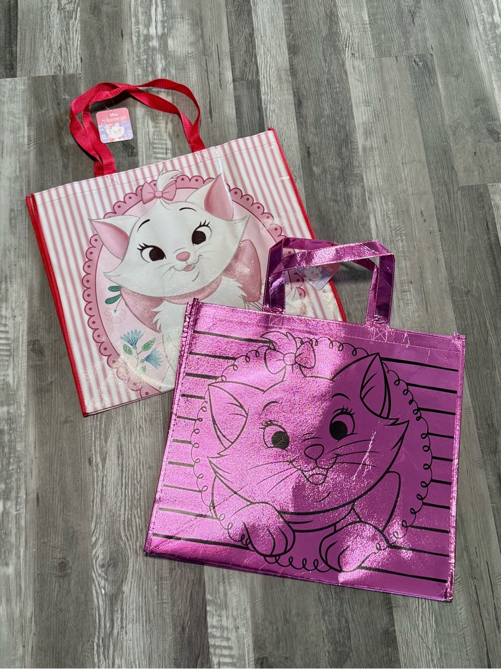 2 Disney Aristocats Marie Tote Bags